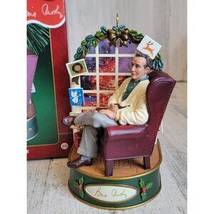 Carlton cards at home with bingo magic ornament Xmas crosby